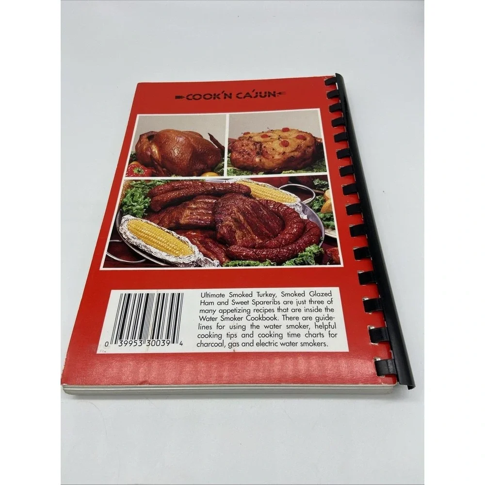 Cook'n Ca'jun Water Smoker Cookbook‎ Recipes for Grill 1984 Sondra Hester Spiral